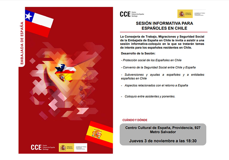 Charla-coloquio de la Consejería de Trabajo, Migraciones y Seguridad Social de la Embajada de España